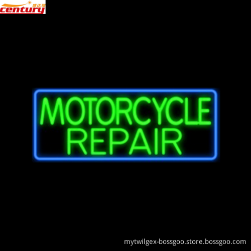 wholesale china factory price custom moped repair neon lighted sign